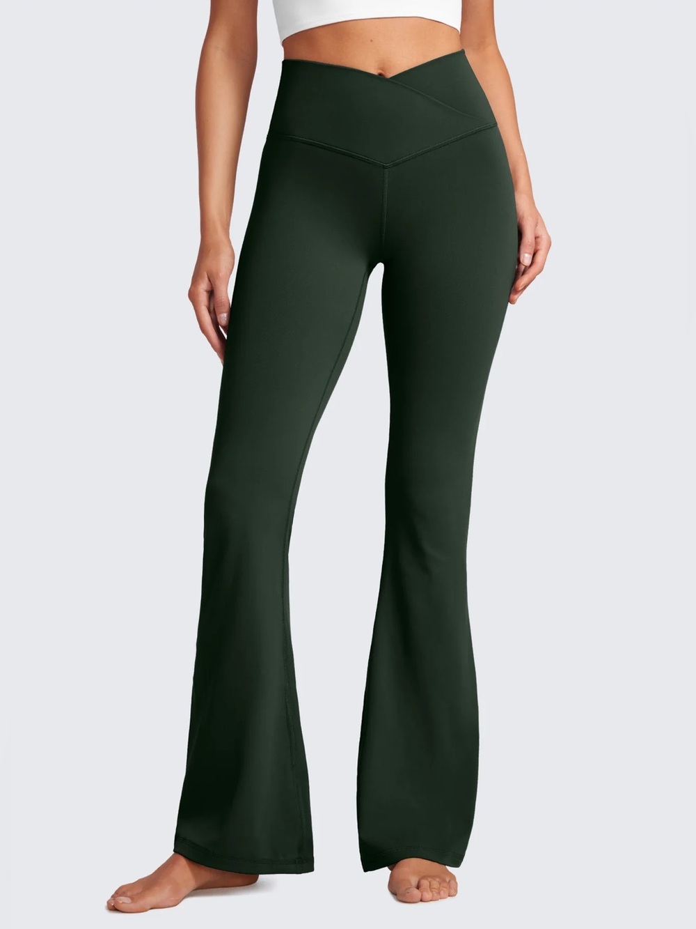 CRZ Yoga Crossover Flare Leggings